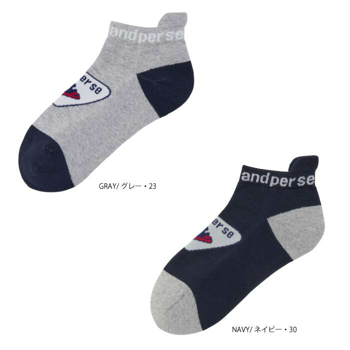 and per se アンパスィ ゴルフウェア レディース 靴下 アンクルソックス 日本製 aff8115