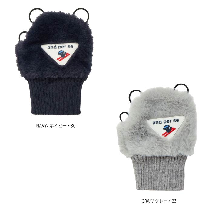 and per se アンパスィ ゴルフウェア レディース 手甲 右手用ハンドウォーマー AFF8815