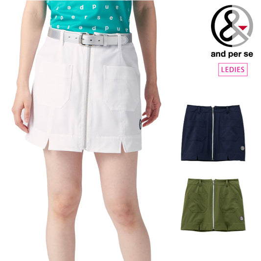 and per se アンパスィ レディース マルチストレッチスカート 耐久撥水性 AFS4003E4