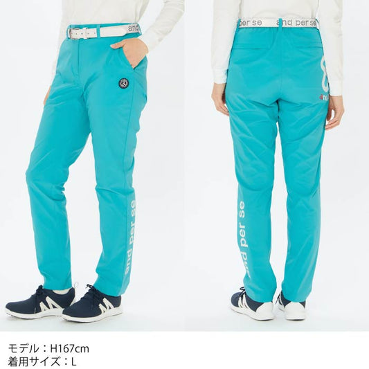 and per se アンパスィ ゴルフウェア レディース マルチウェザーパンツ レインウェア 軽量・ストレッチ性・はっ水性・透湿性・通気性 afs5045g1