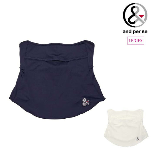 and per se アンパスィ ゴルフウェア レディース フェイスカバー UVプロテクト機能 afs8905