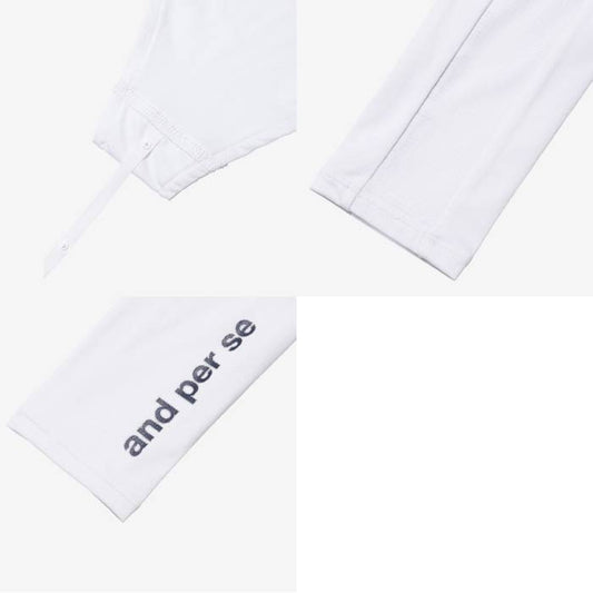 and per se アンパスィ レディース ゴルフアンダーウェア アームカバー ストレッチ・吸汗速乾・UVプロテクト・抗菌防臭 AFS8934