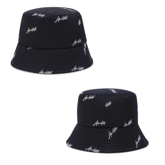 ANEW GOLF アニューゴルフ ゴルフウェア メンズ レディース UNISEX EMBROIDERY PATTERN HAT バケットハット 帽子 サイズ調整可 AGEUUCP44