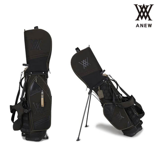 ANEW GOLF アニューゴルフ メンズ レディース RIPSTOP POCKET STAND BAG キャディーバッグ RIPSTOP POCKET スタンドバッグ 軽量 AGEUUSB04