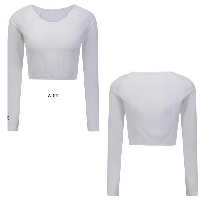 ANEW GOLF アニューゴルフ ゴルフウェア レディース WOMEN BOLERO BASELAYER ウィメンズベースレイヤー ボレロデザイン メッシュ素材 軽量 伸縮性 aggmwts02