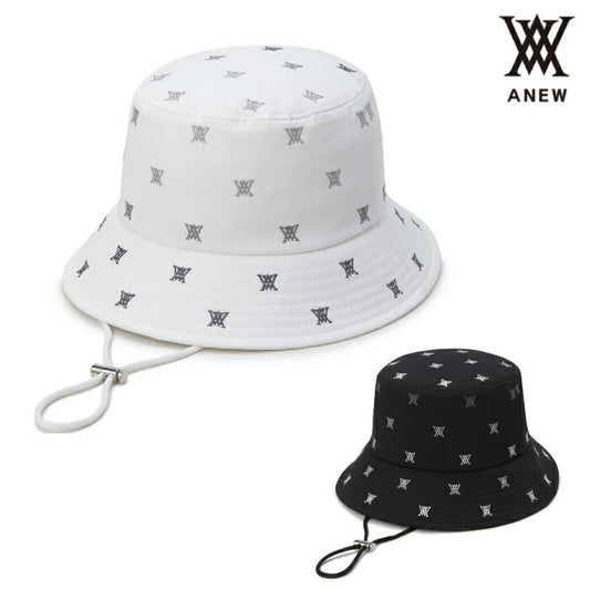 ANEW GOLF アニューゴルフ ゴルフウェア メンズ レディース UNISEX GRADATION BUCKET HAT バケットハット 帽子 軽量 ストリング付き agguucp46
