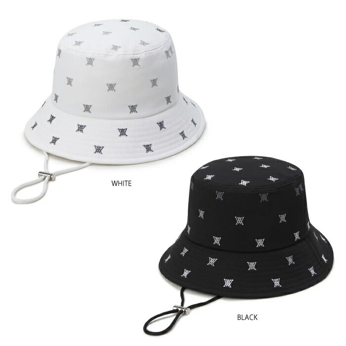 ANEW GOLF アニューゴルフ ゴルフウェア メンズ レディース UNISEX GRADATION BUCKET HAT バケットハット 帽子 軽量 ストリング付き agguucp46