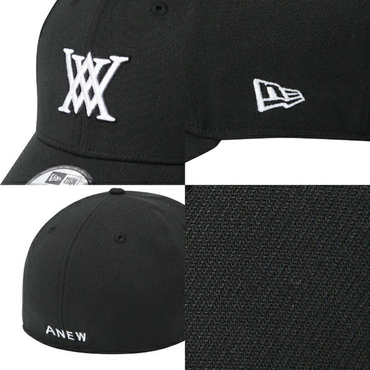ANEW GOLF アニューゴルフ ゴルフウェア メンズ レディース ANEW X NEWERA FITTED CAP 帽子 ANEW×NEW ERAコラボレーション ストレッチフィット仕様 agguucpn3