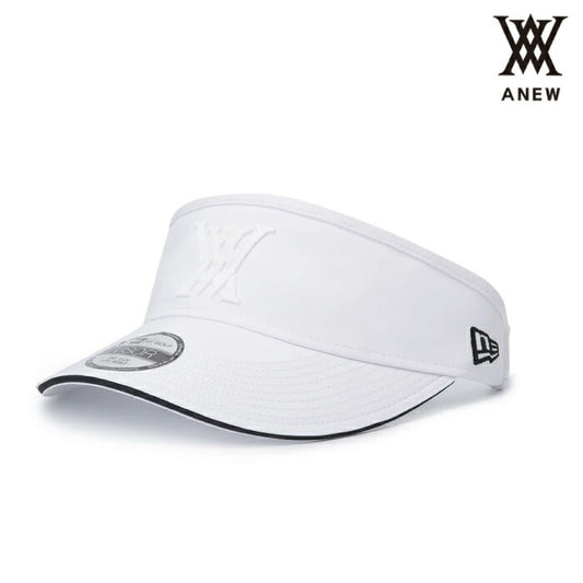 ANEW GOLF アニューゴルフ ゴルフウェア メンズ レディース UNISEX ANEW X NEWERA GOLF VISOR バイザー 帽子 ANEW×NEW ERAコラボレーション 内側メッシュ素材 サイズ調整可能 マグネット機能付きつば agguucpn4