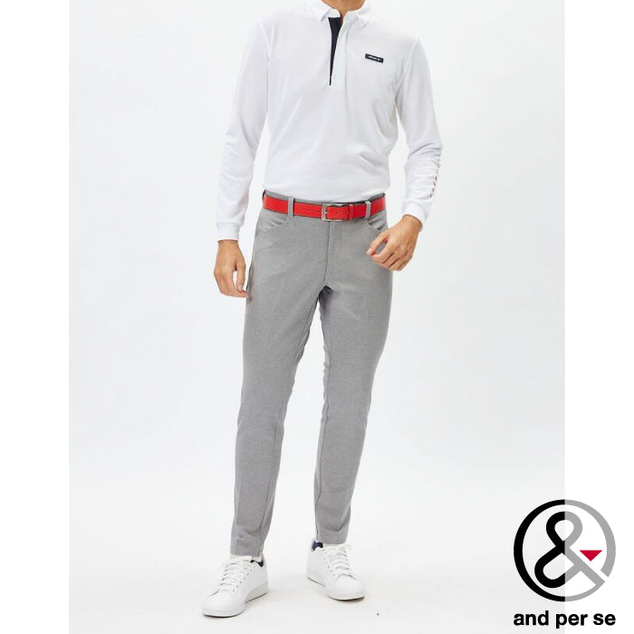 【WHのみ20%OFF SALE】and per se アンパスィ メンズ マルチウェイストレッチパンツ AMF5003E3
