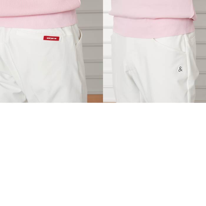 【WHのみ20%OFF SALE】and per se アンパスィ メンズ マルチウェイストレッチパンツ 半仕上げタイプ マルチストレッチ/耐久撥水 AMF5003E3F