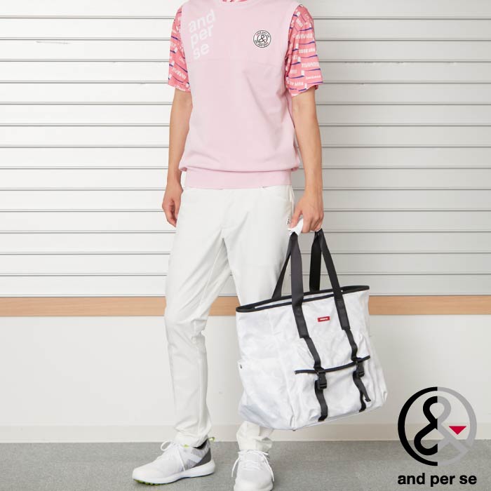 【WHのみ20%OFF SALE】and per se アンパスィ メンズ マルチウェイストレッチパンツ 半仕上げタイプ マルチストレッチ/耐久撥水 AMF5003E3F