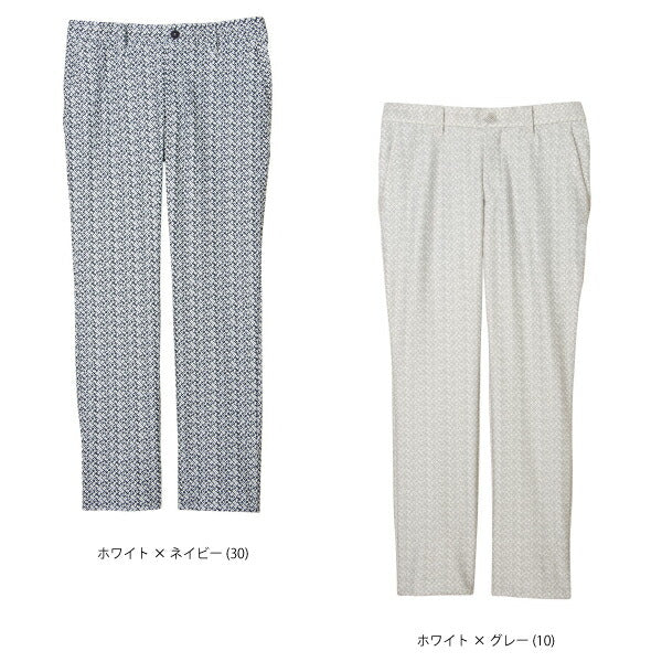and per se アンパスィ メンズ ヒートハイテンションモノグラムプリントパンツ 起毛 ストレッチ AMF5011F1