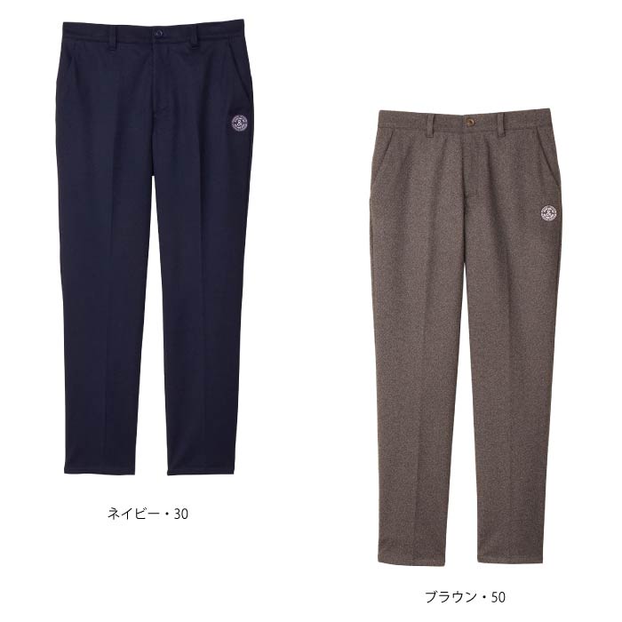 and per se アンパスィ メンズ ゴルフウェア 防風フランネルニットパンツ ストレッチ/防風 AMF5034E5