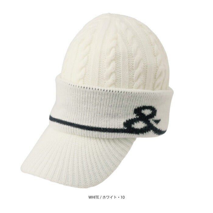 and per se アンパスィ ゴルフウェア メンズ ニットキャップ 保温性 防寒 UVケア AMF8515