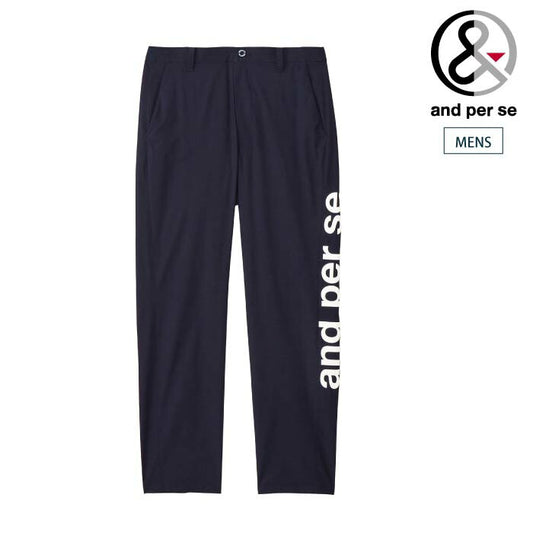 and per se アンパスィ ゴルフウェア メンズ マルチウェザーパンツ レインウェア レインパンツ はっ水 ストレッチ 透湿 UVケア ams5045g1