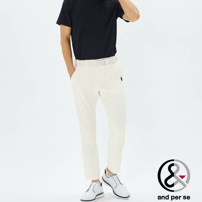 and per se アンパスィ ゴルフウェア メンズ ヴァリアスフィーチャーパンツ ストレッチ UVケア 吸汗速乾 ams5085e6