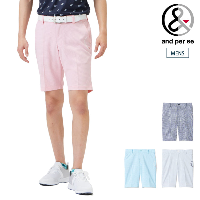 40%OFF SALE】and per se アンパスィ メンズ ストレッチショート