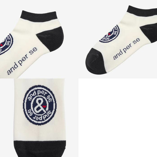 and per se アンパスィ ゴルフウェア メンズ アンクルソックス 日本製 ams8025