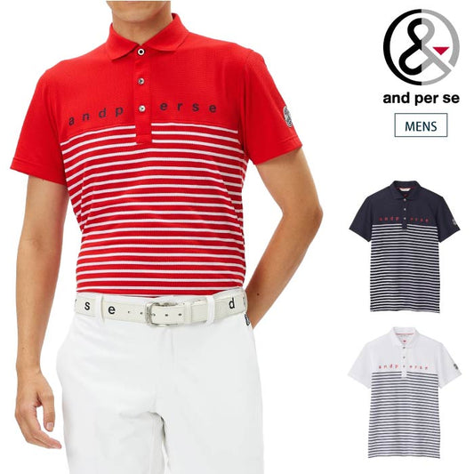 and per se アンパスィ メンズ ゴルフ ラッセルメッシュサンバイザー AMS8714