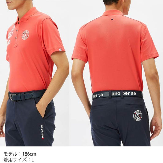 and per se アンパスィ メンズ ゴルフ ラッセルメッシュサンバイザー AMS8714