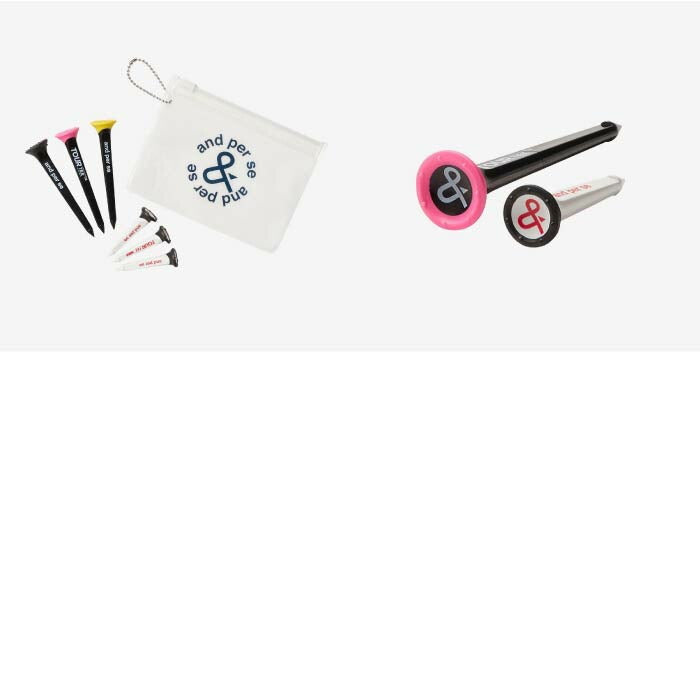 and per se アンパスィ メンズ レディース ユニセックス ゴルフ ツアーティ 定番品 AUA0011【メール便可】
