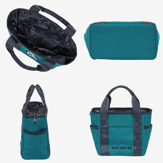 and per se アンパスィ ゴルフ メンズ レディース 定番カートバッグ ユニセックス 刺繍ワッペン ポケット付き aua7016