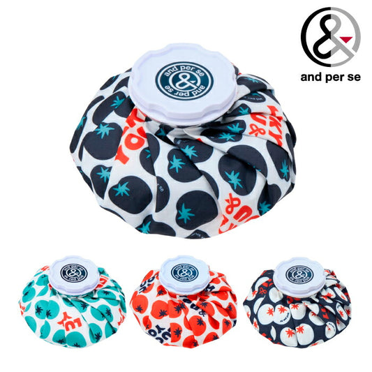 and per se アンパスィ ゴルフ メンズ レディース ユニセックス 氷嚢 氷のう トマト柄 アイスパック 暑さ対策 aus7606