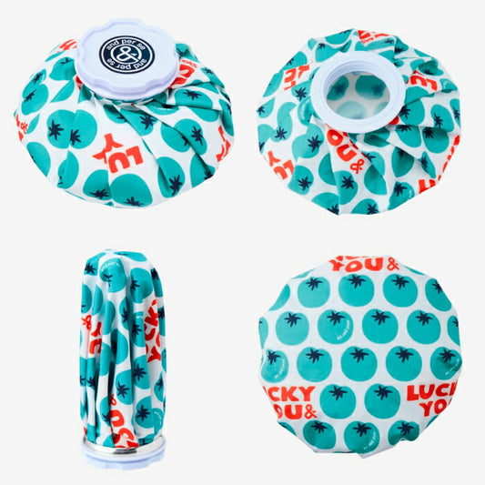 and per se アンパスィ ゴルフ メンズ レディース ユニセックス 氷嚢 氷のう トマト柄 アイスパック 暑さ対策 aus7606