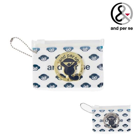 and per se アンパスィ ゴルフウェア メンズ レディース マーカー aus7715