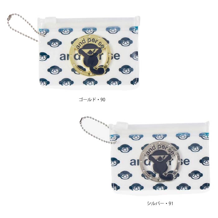 and per se アンパスィ ゴルフウェア メンズ レディース マーカー aus7715