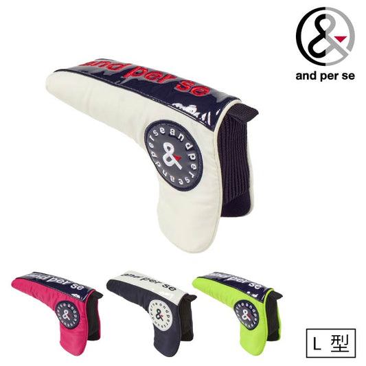 and per se アンパスィ ゴルフウェア メンズ レディース パターカバー(L型) 定番品 aus8355