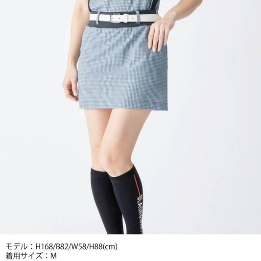 Black&white ブラック&ホワイト レディース ドットプリントスカート BLS4003WU