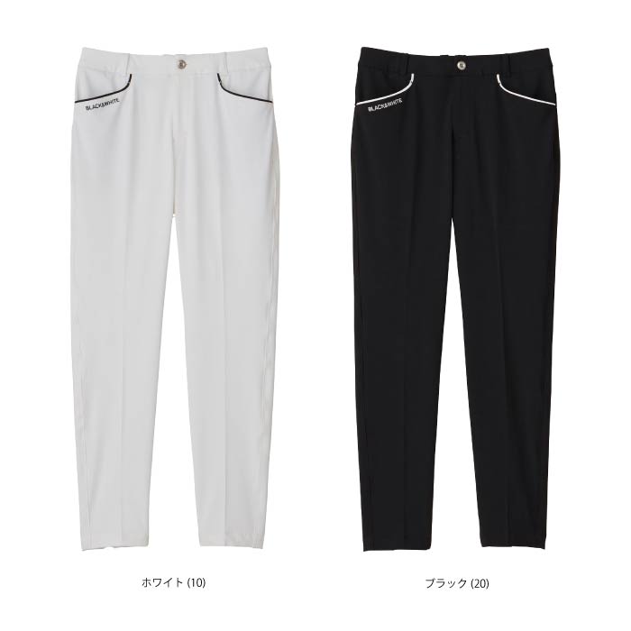 Black&white ブラック&ホワイト レディース ゴルフパンツ 4Wayストレッチパンツ マルチストレッチ 吸乾速乾