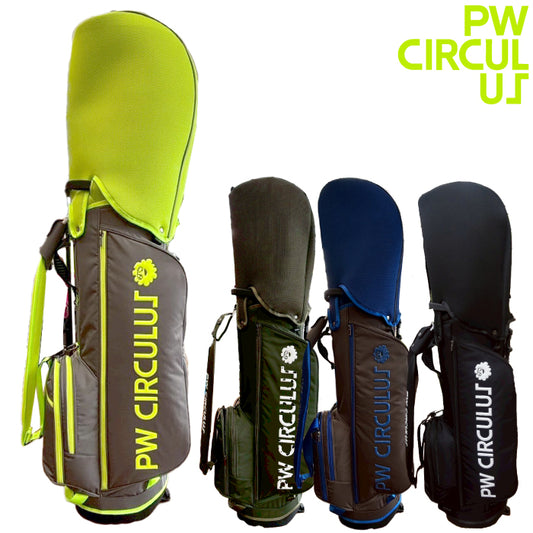 【送料無料】PW CIRCULUS ピーダブリュサーキュラス ゴルフ メンズ レディース UNISEX デタッチャブル キャディバッグ シューズケース ランドリーケース付 BO7IGM0301
