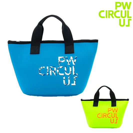 PW CIRCULUS ピーダブリュサーキュラス ゴルフ メンズ レディース UNISEX PW ロゴカートバッグ ネオプレン素材 フルファスナー 内ポケット BO7IGW0021