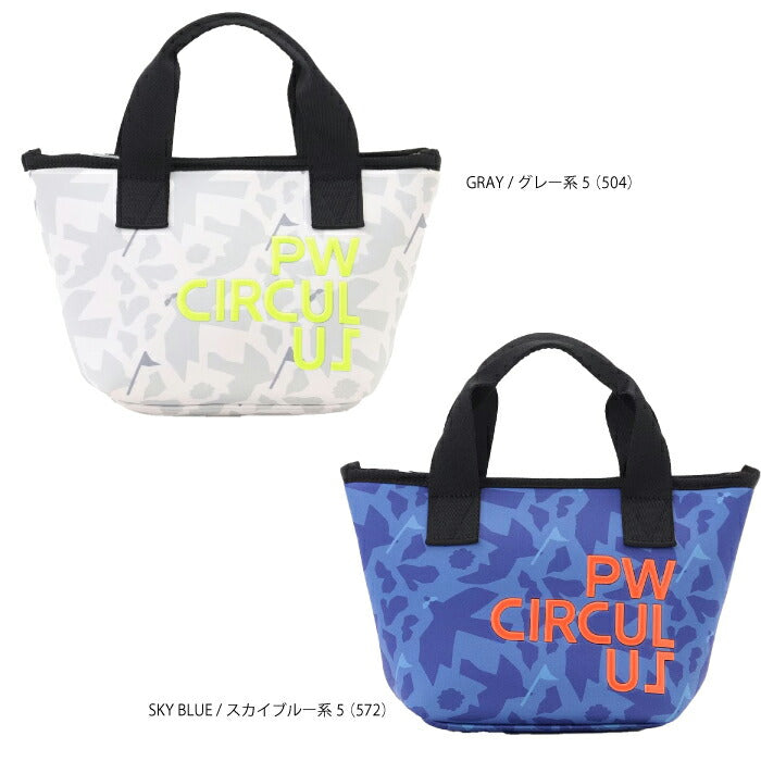 PW CIRCULUS ピーダブリュサーキュラス ゴルフ メンズ レディース UNISEX PW ロゴカートバッグ ネオプレーン素材 軽量 クッション性 水濡れOK bo7ilm0021