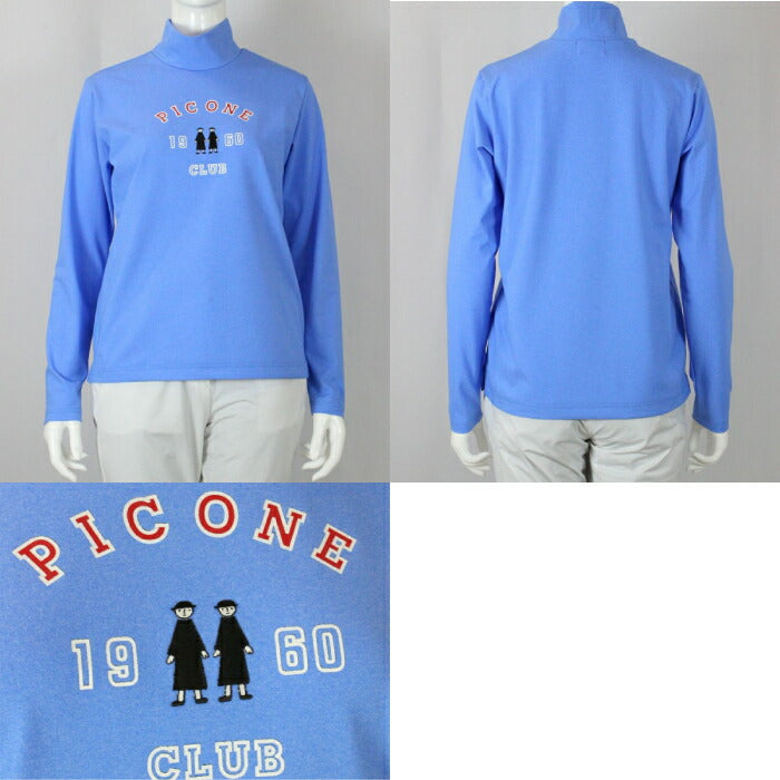 PICONE CLUB ピッコーネクラブ ゴルフウェア レディース 長袖シャツ ハイネックプルオーバー C219903