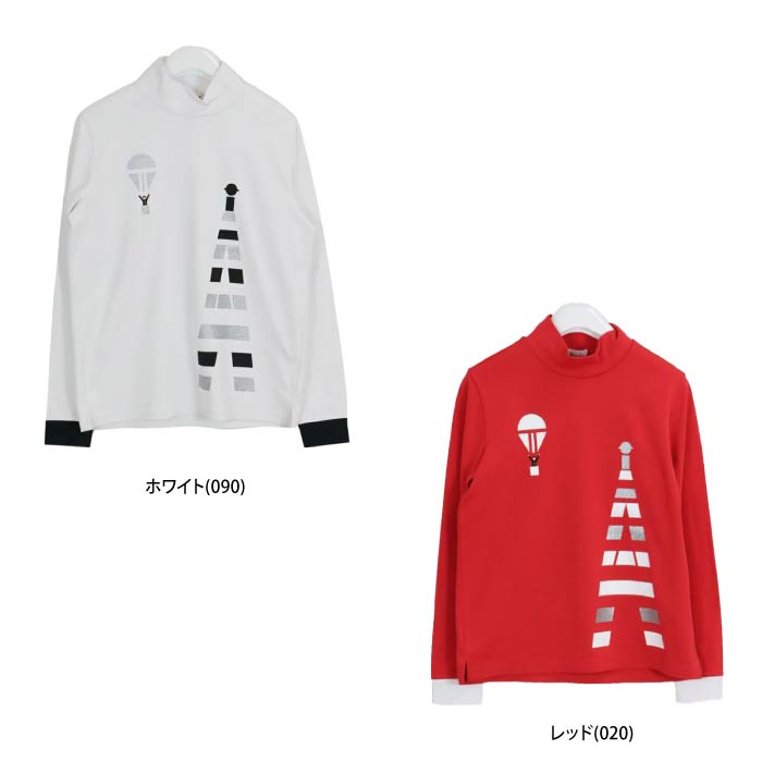 PICONE CLUB ピッコーネクラブ レディース 裏起毛UV長袖ハイネックプルオーバー C319021