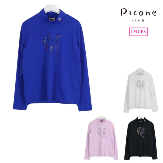 PICONE CLUB ピッコーネクラブ レディース 長袖ハイネックプルオーバー【UVカット】 C319805
