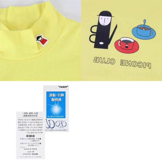 PICONE CLUB ピッコーネクラブ レディース コットン混吸水速乾長袖ハイネックプルオーバー C319913