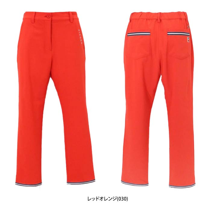 PICONE CLUB ピッコーネクラブ ゴルフウェア レディース UV速乾ヘムラインパンツ ストレッチ UVケア加工 吸水速乾 C457407
