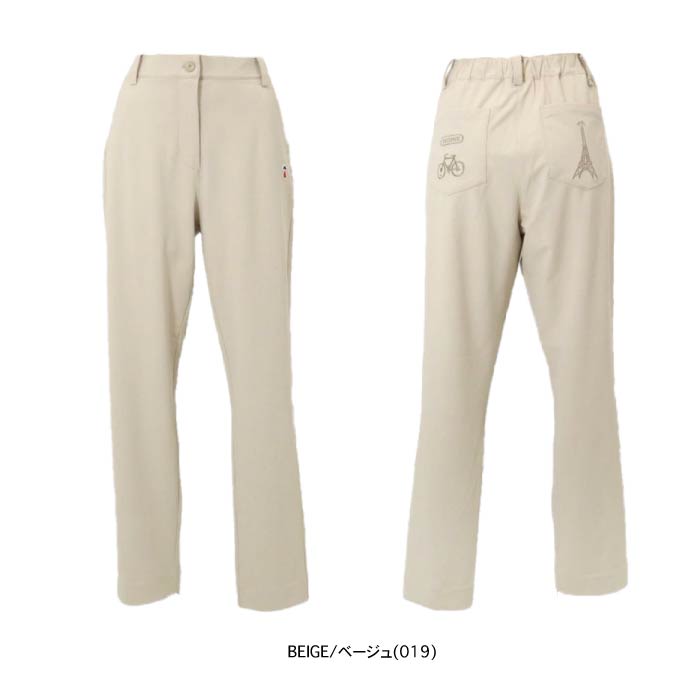 PICONE CLUB ピッコーネクラブ ゴルフウェア レディース バックポケット刺繍パンツ 吸水速乾加工 UVカット ストレッチ c457427