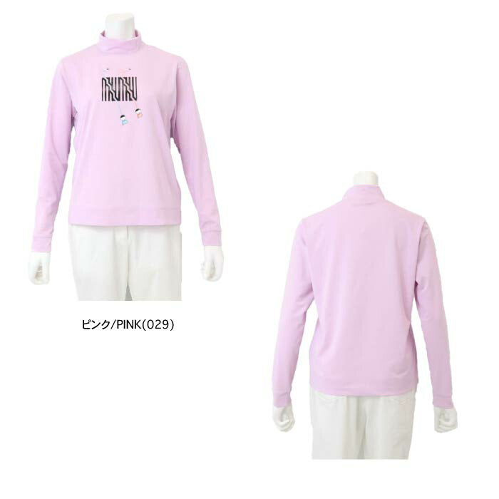 PICONE CLUB ピッコーネクラブ ゴルフウェア レディース 長袖シャツ UV速乾ハイネックプルオーバー 伸縮性 UVケア 吸水速乾 c459315