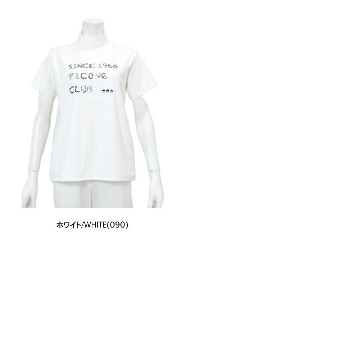 PICONE CLUB ピッコーネクラブ ゴルフウェア レディース 半袖シャツ スパンコール刺繍UV冷感プルオーバー 高機能素材 grace cool(グレースクール) 吸水速乾 防透け 伸縮性 UVカット 接触冷感 c459505