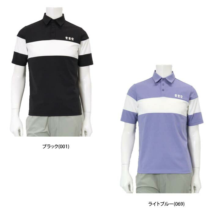 PICONE CLUB ピッコーネクラブ ゴルフウェア メンズ UV冷感バイカラーポロシャツ c469408