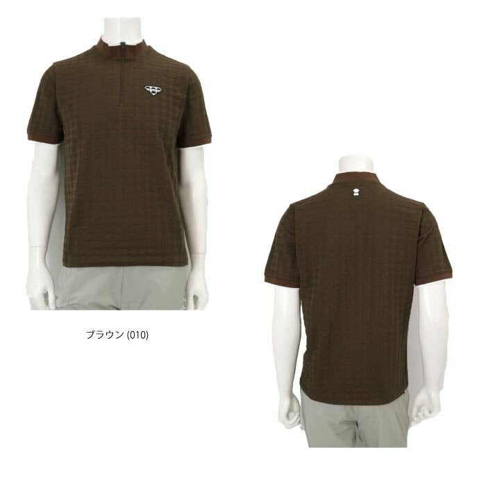 PICONE CLUB ピッコーネクラブ ゴルフウェア メンズ UV冷感バイカラーポロシャツ c469410