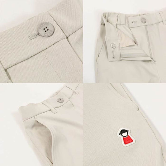PICONE CLUB ピッコーネクラブ ゴルフウェア レディース ドッグプリントポケットUV速乾パンツ ジャージー素材 ウエストゴム仕様 ポケット 517919