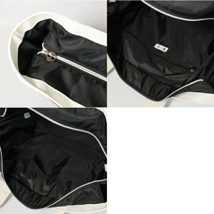 PICONE CLUB ピッコーネクラブ レディース モノトーンボストンバッグ 多数ポケット C550209