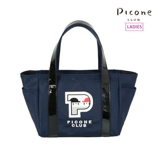 PICONE CLUB ピッコーネクラブ レディース Pワッペンカートバッグ 多数ポケット ファスナー開閉 C550304